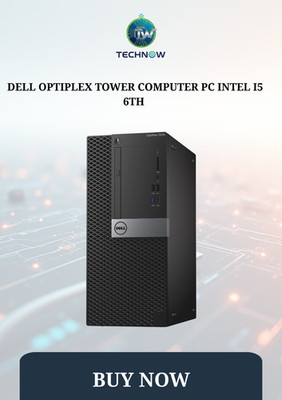 Dell Optiplex Tower Computer PC Intel i5 6th 16GB RAM 256GB SSD WiFi Windows11