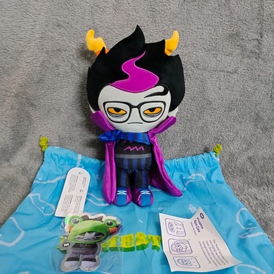 Makeship Homestuck Eridan Ampora Plushie Bundle with Dust Bag & Sticker