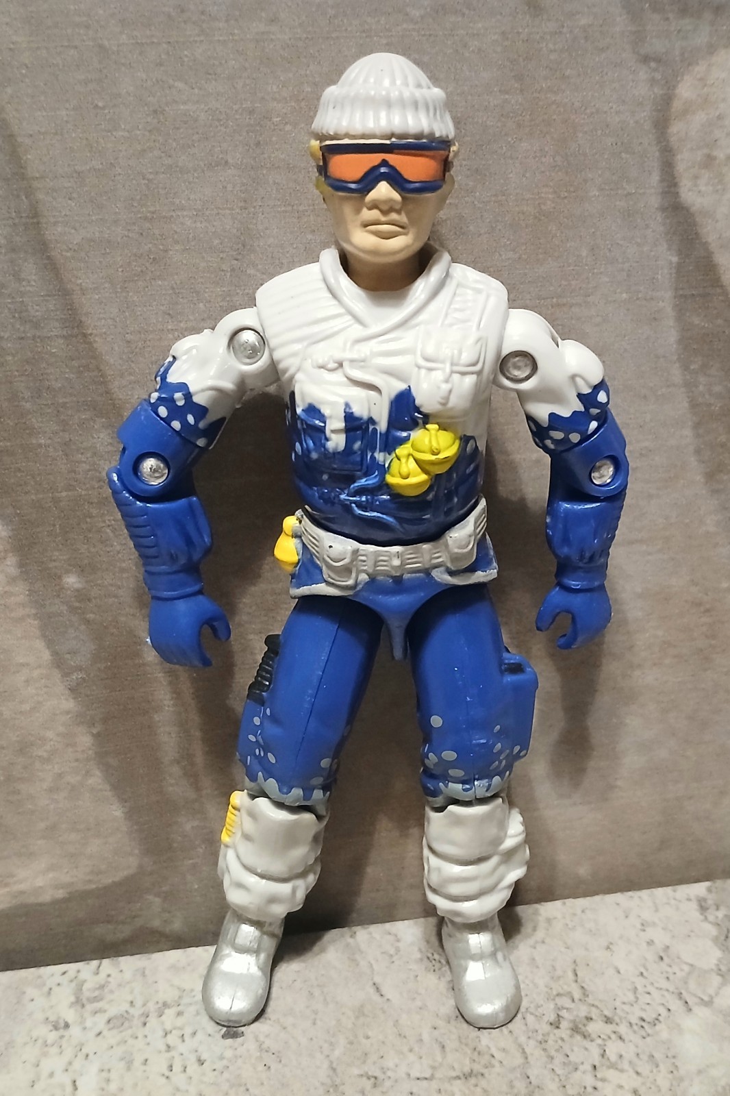 Black Major Custom LOW-LIGHT Arctic Polar GI Joe 1986 Style 3.75" Oring Complete