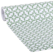 Adhesive Shelf Liner Self Stick Contact Paper Fern Starburst Pattern 20 inch x