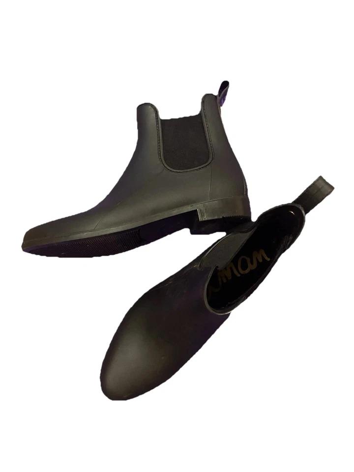 ** Women boots Sam Edelman chelsea waterproof black shoes Size 10 - Image 2 of 4