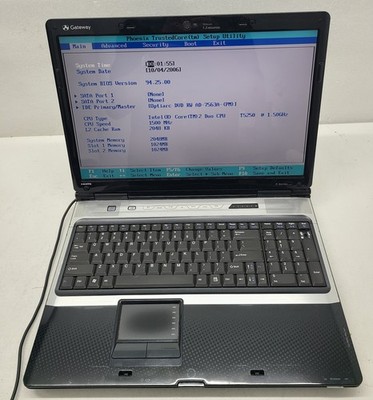 Gateway P-6822 17'' Laptop Intel Core 2 Duo T5250 2GB Ram NO HD/OS (FL)