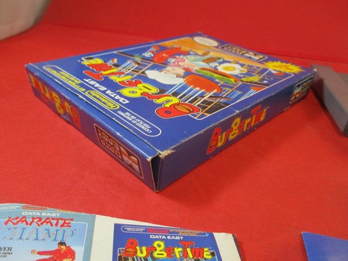 Burger Time (Nintendo NES) COMPLETE w/ Box manual game WORKS! Burgertime - Picture 6 of 18