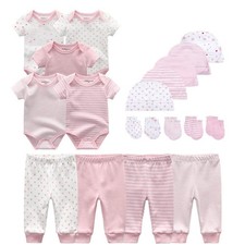 Unisex Baby Layette Essentials Giftset Clothing Set 19-Piece For Newborn Baby