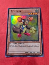 2013 Yu-Gi-Oh Hidden Arsenal 7 1st Edition #HA07EN036 Aye-Iron, SR, Holo, cd1
