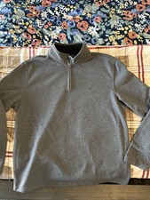 izod 1/4 zip pullover large mens