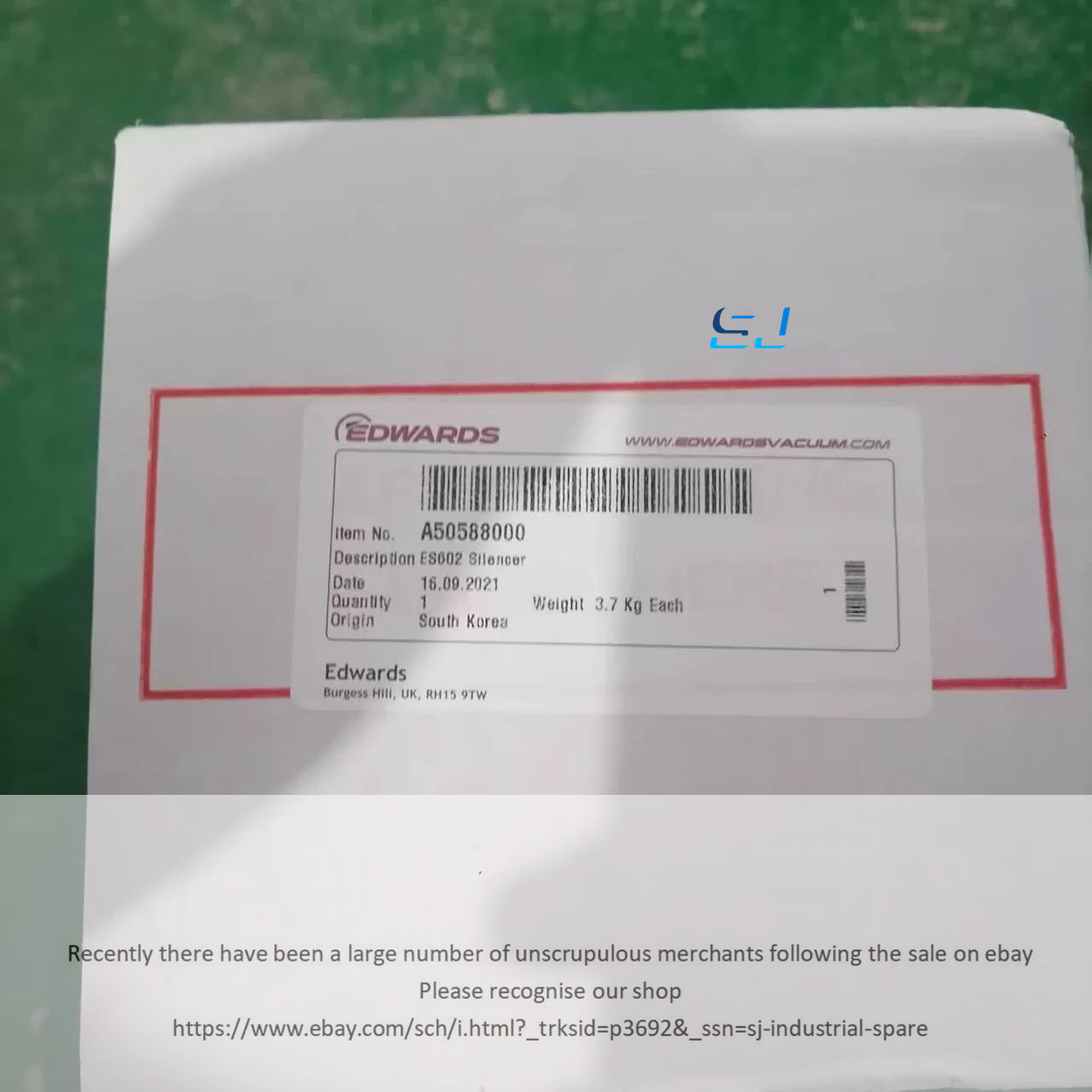 Brand new EDWARDS A50588000 Vacuum Pump Silencer A50588000