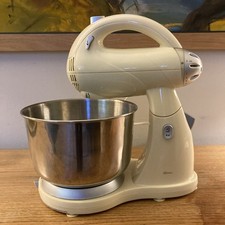 Delta Classic DSM937 Cream Food Mixer Stand Stainless Steel Bowl – Retro Style