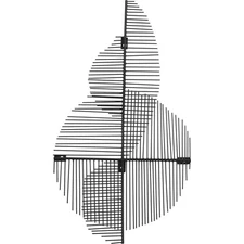 Renwil W6674 Brenner Black Powder Wall Art