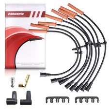 Micro Set of 8 Ignition Spark Plugs Wires Set Compatible with Ford F150 F250 ...