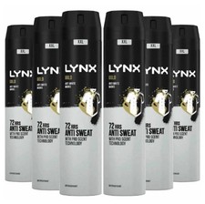 Lynx XXL Gold 72H Sweat Protection Anti-Perspirant Deodorant 6x 250ml Pack Of 6
