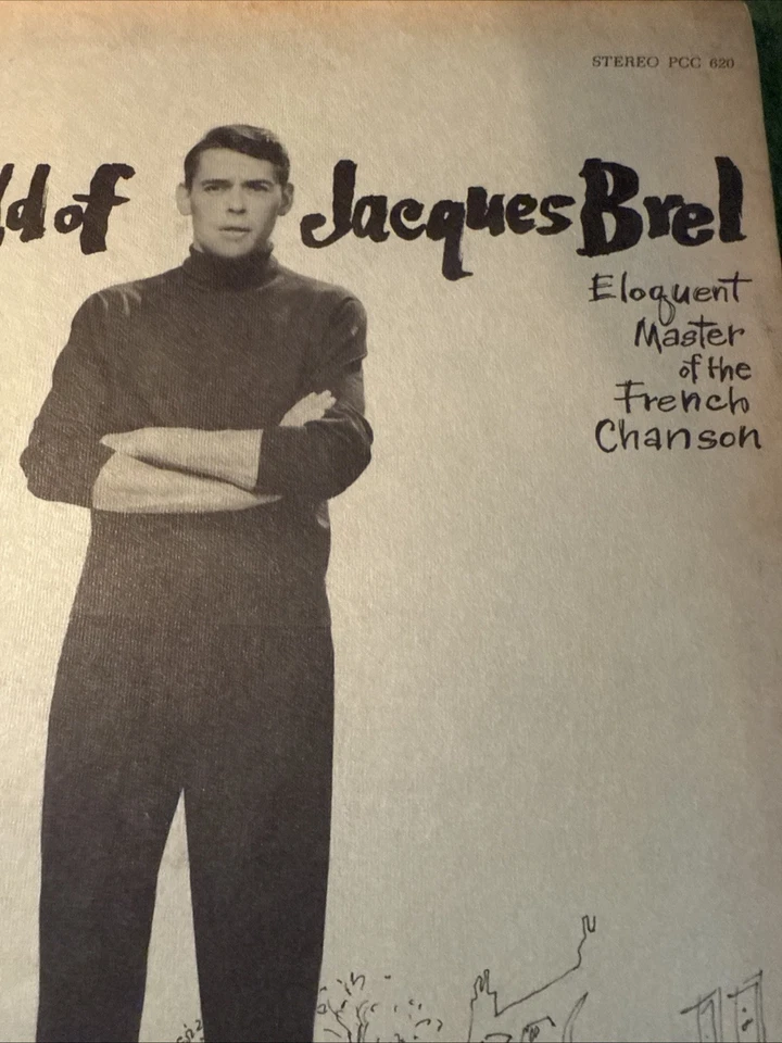 The Poetic World Of Jacques Brel Vinyl LP Philips PCC 620 VG + Foto 3 de 4