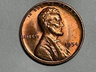 1954 P Lincoln Wheat Cent BU #1