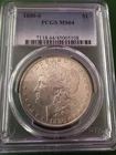 1880 S Morgan Silver Dollar PCGS MS64
