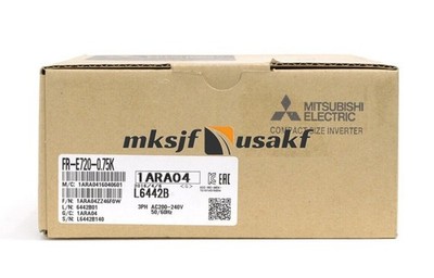 FR-E720-0.75K New Sealed   Compact Size Inverter IPCS US Free tax #ea