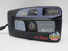 Excellent Ricoh LX-33sW Date Black 34mm Lens Point Shoot 35mm Film Camera
