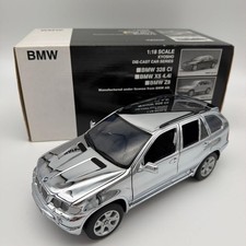 KYOSHO 1:18 BMW X5 4.4i Chrome Model Car Licensed Genuine BMW