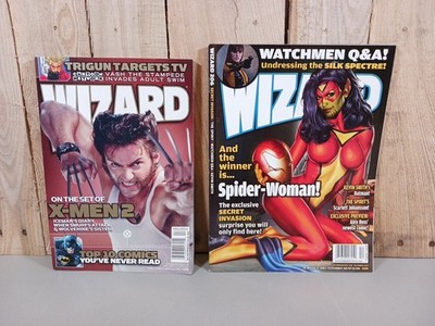 LOT of Two 2 WIZARD Magazine Issues 139 & 206