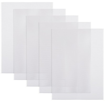 Fursuit Eye Mesh, 5 Sheets 0.5mm White Buckram 11.8in x 7.87in 