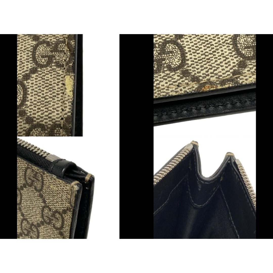 GUCCI GG Supreme Clutch Bag Beige Dark Brown Multi Used 25cm x 35cm thumbnail 2