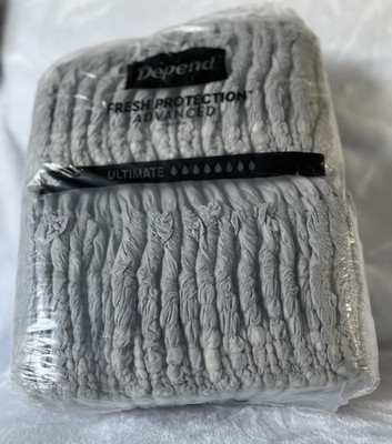 Depend Fresh Protection Advanced Underwear Ultimate Absorbency UNISEX ,S/M 31 Qt