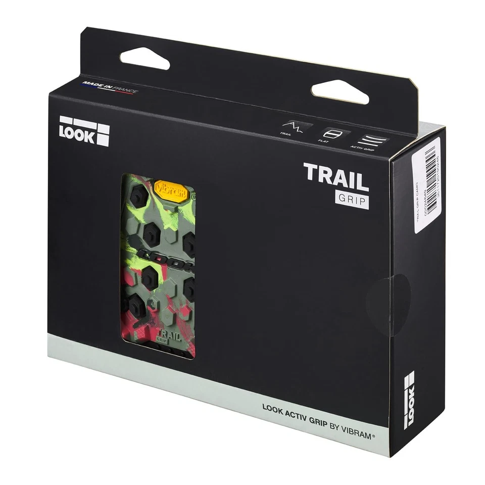 Ciclismo - Pedales de bicicleta Geo Trail Grip - Pedales planos - Fiabilidad, comodidad y D... Foto 3 de 4