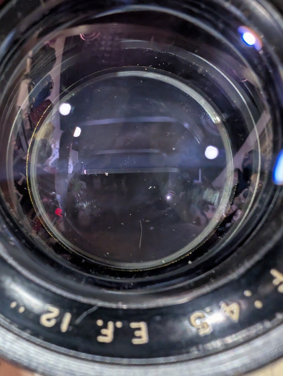 Vintage ILEX Paragon Anastigmat F:4.5 E.F. 12 305mm Large Format