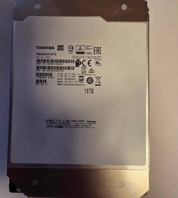 Toshiba MG08 Series MG08ACA16TE 3,5 Zoll Festplatte - 16TB 51H0A0SZF57H