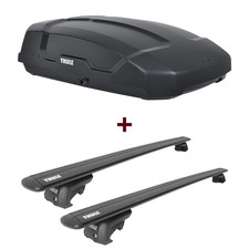 Dachbox Thule Force XT S + Dachträger Thule für Subaru Impreza Kombi GD/GG set