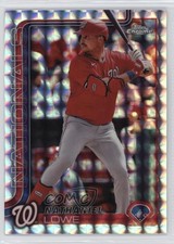 2025 Topps Chrome Geometric Refractor Nate Lowe Nathaniel Lowe #49 v1x