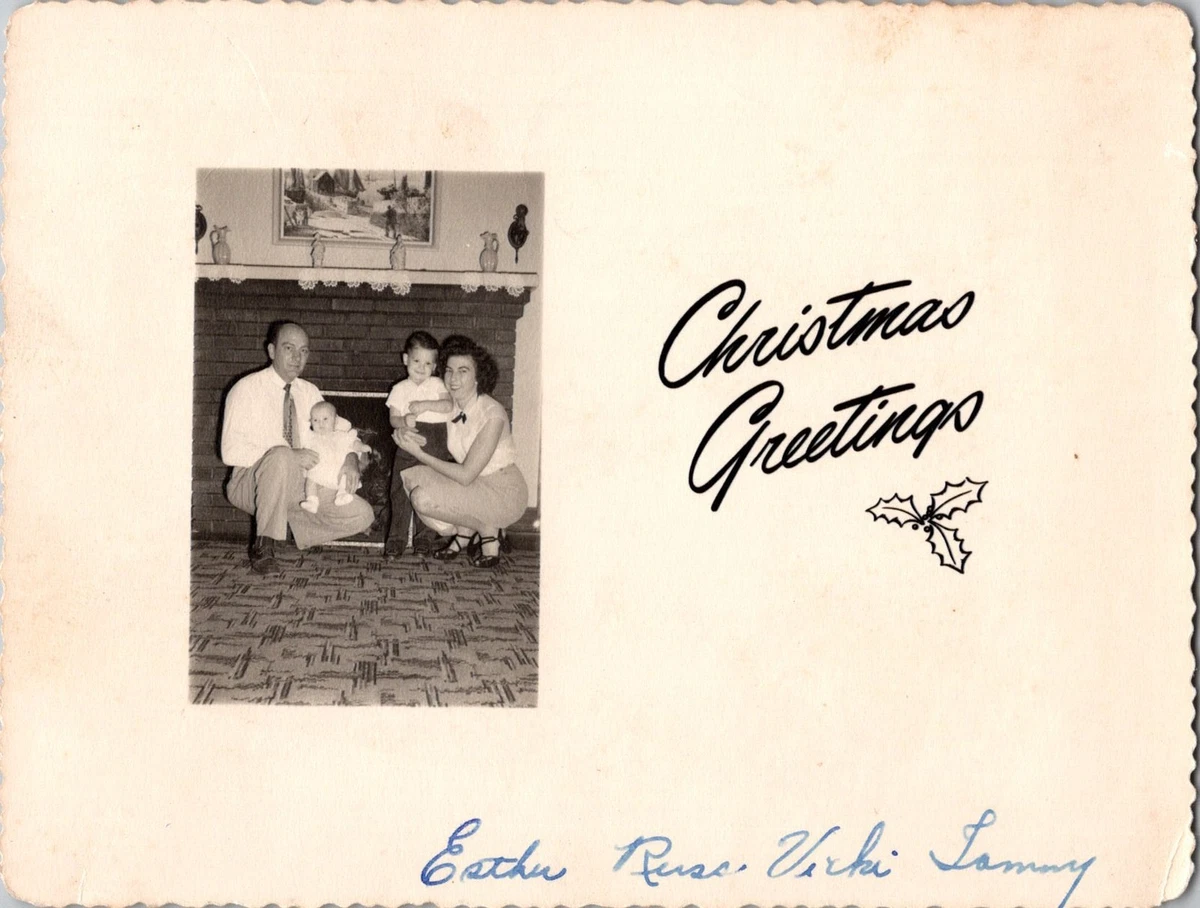 Christmas Collectible Holiday & Seasonal Cards & Postcards 1950