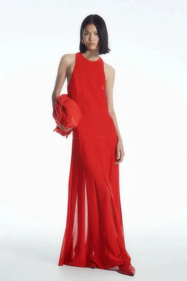 dresses with ruching in waist Morgan