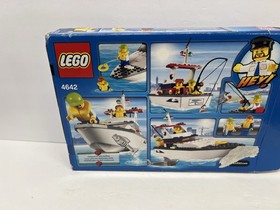 LEGO CITY: Fishing Boat (4642) With Box Mini Figures & Instructions Shark