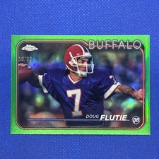 2024 Topps Chrome - Doug Flutie #10 Green Refractor /99