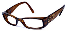 FENDI F729R 216 Italy Chocolate Brown Crystal 51-16-135 Eyeglasses Frame