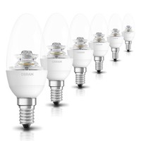 6 X Osram Led Lampen Kerzen 6W = 40Watt E14 Klar 470Lm Hell Warmweiß 2700K