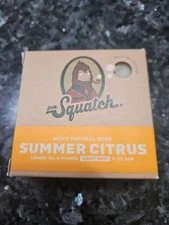 Dr. Squatch Men's Summer Citrus Light Grit 5 oz