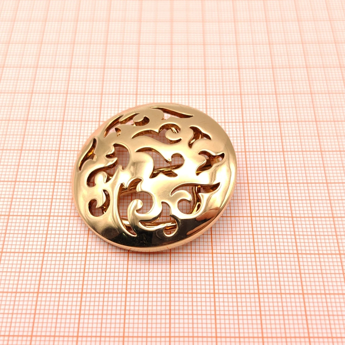 ⭐ Pierre Lang Brosche Anstecknadel Stecker Pin Anhänger Perle Stein Gold 051 ⭐
