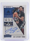 KARL-ANTHONY TOWNS 2018-19 CONTENDERS HISTORIC ROOKIE TICKET AUTO Q7652