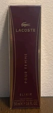Lacoste Pour Femme Elixir 1.6oz/50mL Women's Natural EDP Spray NIB 