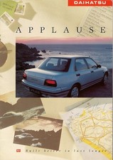 Daihatsu Applause 1990-1992 UK Market Sales Brochure 16 L & 16 Xi