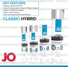 System JO Classic HYBRID Water Silicone Based Lube Lubricant - CHOOSE SIZE