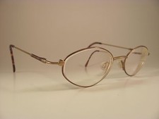 Vintage Rodenstock R4123 Gold  Tortoise Shell Lightweight RX Eyeglass Frames