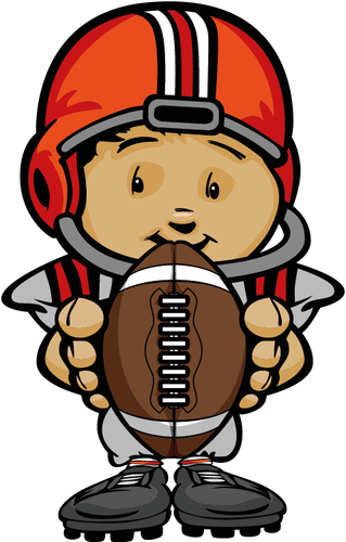 Cartoon Funny American Football Rugby Sport Kid Car Bumper Sticker Decal 3 Cartoon Funny American Football Rugby Sport Kid Car Bumper Sticker Decal 3