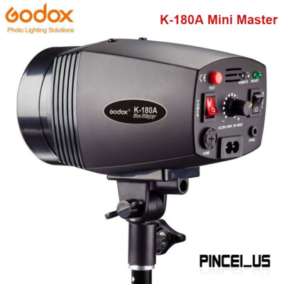 Godox K-180A Mini Master Studio Flash 180WS Studio Light Compact Strobe Light