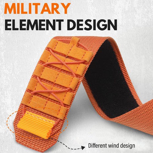 Rugged Military Nylon Strap Band For Apple Watch Ultra 2 Series 10 9 8 7 6 5 4 3 - Picture 5 of 17