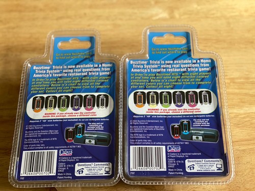 Buzztime PURPLE & Pink Wireless Controller for Home Trivia System NIP by Cadaco - Picture 2 of 3