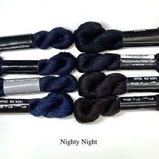 Planet Earth Pepper Pot single strand silk Nighty Night collection nearly blacks