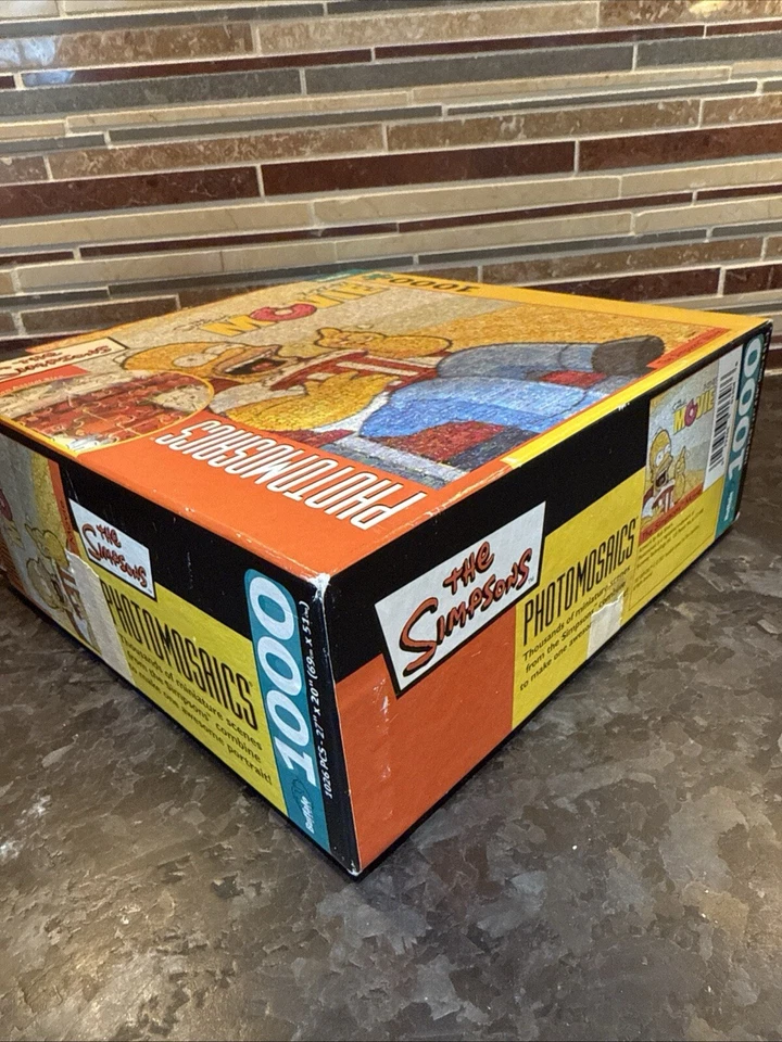 Quebra-cabeça de 1000 peças de mosaicos fotográficos filme Os Simpsons - Imagem 3 de 4