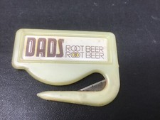 DADS ROOT BEER PLASTIC LETTER OPENER VINTAGE SODA ADVERTISING Free Shipping